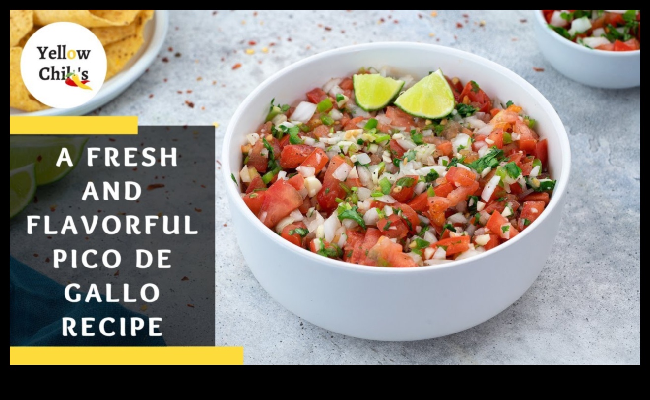 Parada Pico de Gallo: Salse mexicane proaspete și aromate