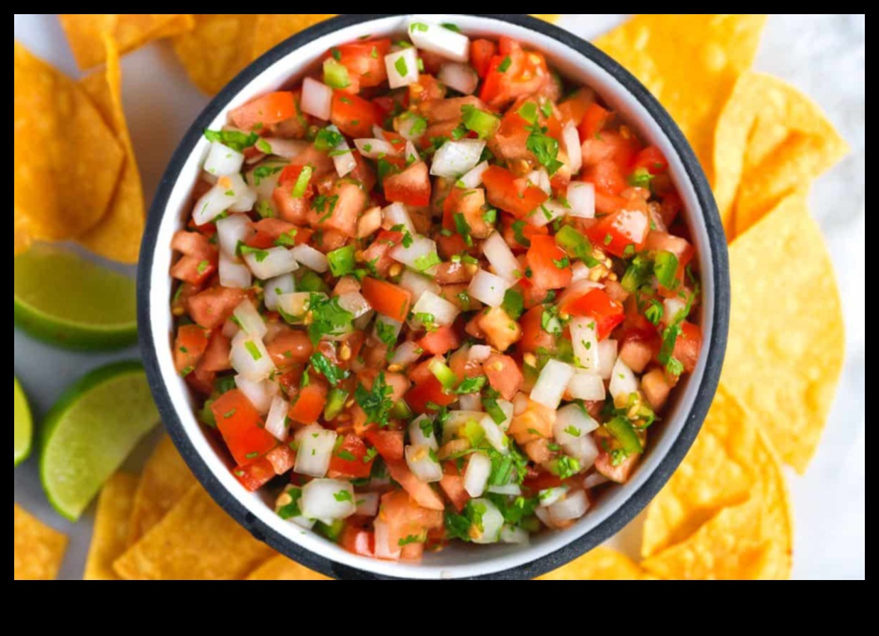 Parada Pico de Gallo: Salse mexicane proaspete și aromate