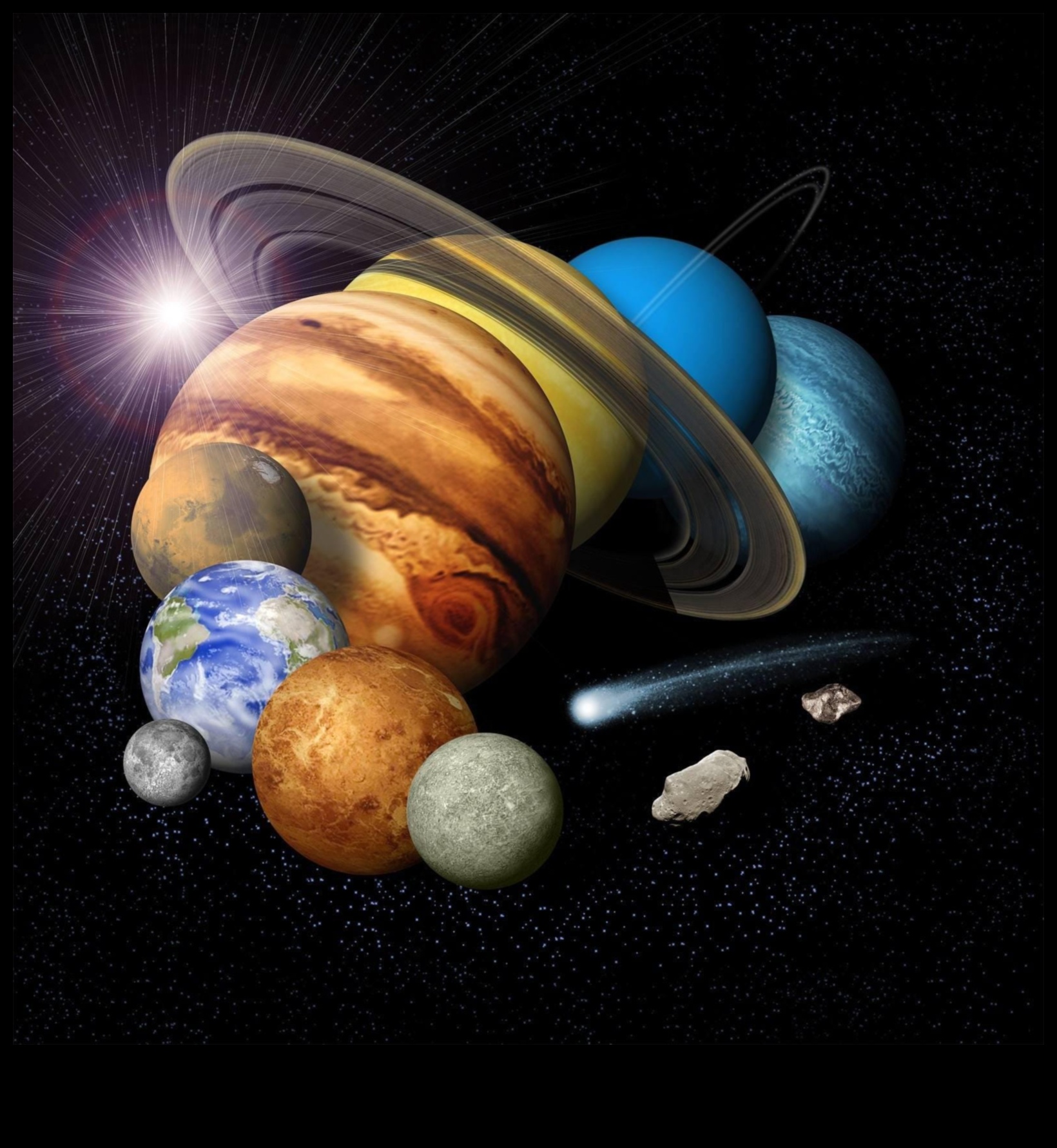 Frații stelare: o privire intimă asupra planetelor sistemului nostru solar