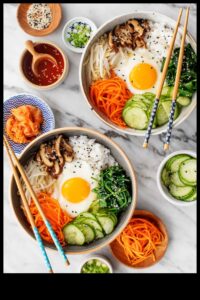 Bibimbap Bliss: Descoperiți măiestria creațiilor coreene cu boluri de orez