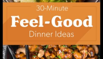 Rapid și satisfăcător: scufundați-vă în mese cu aromă de 30 de minute