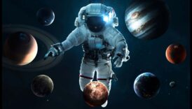Voyage Beyond Earth Astronauts in the Sideral SeasO călătorie în anonim, explorând vastitatea spațiului și misterele universului. 4 Călătorie dincolo de Pământ: astronauții în mările cosmice